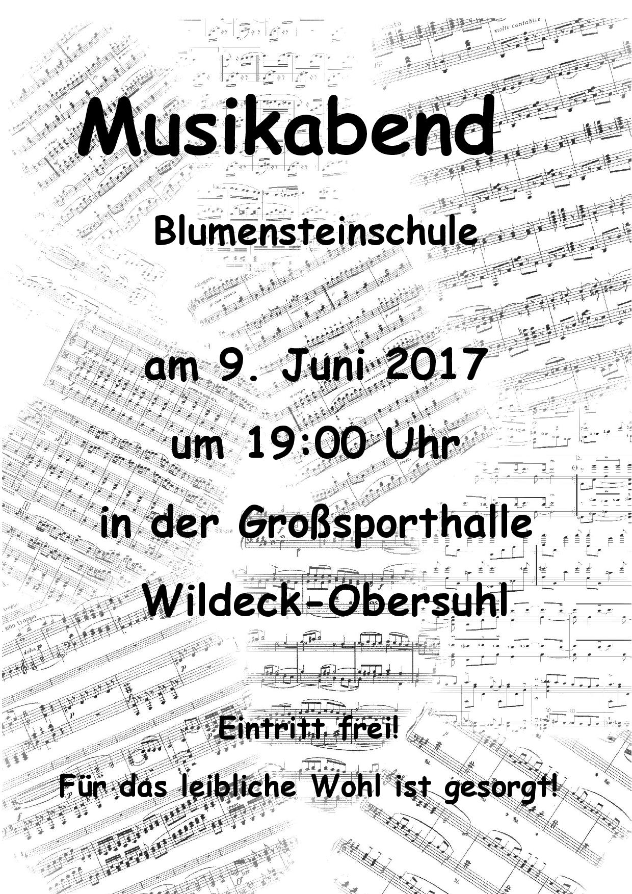 Einladung Musikabend 2017